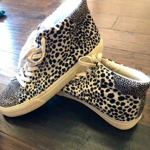 Madewell Sidewalk Sneaker Leopard